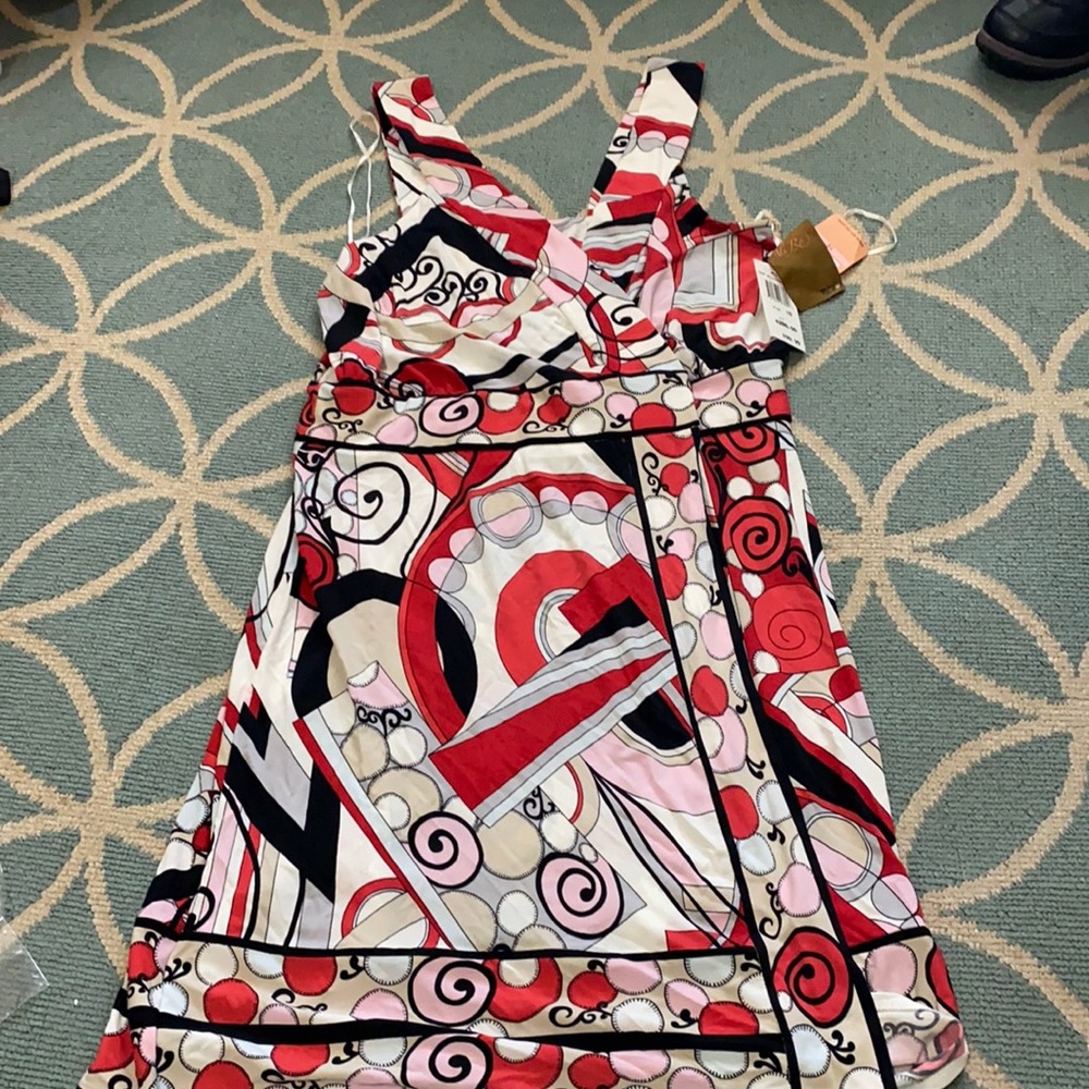 Ali Ro multicolor wrap dress